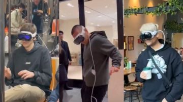 Será que a moda pega? Pessoas usam Apple Vision Pro pelas ruas ao redor do mundo