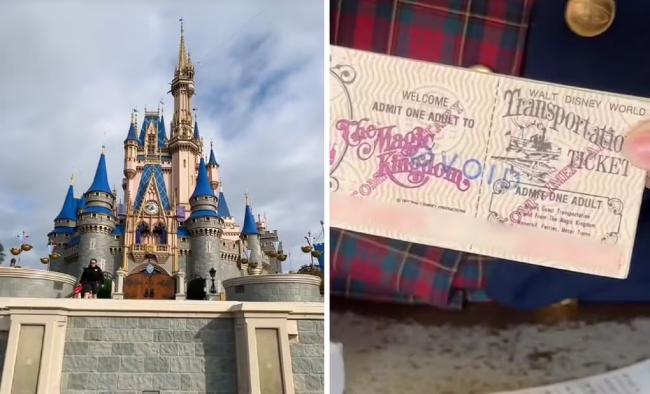 Homem consegue entrar em parque da Disney com ingresso de 46 anos atrás