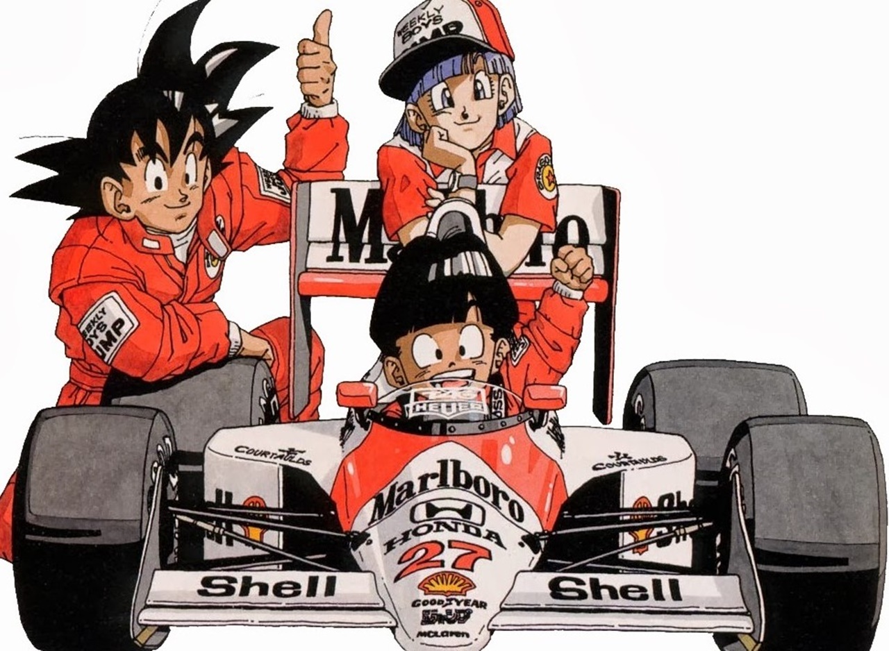 Dragon Ball - na Fórmula 1