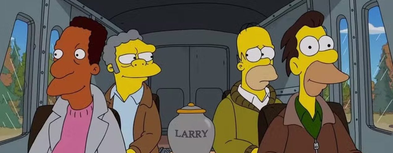 Os Simpsons - morte Larry Dalrymple