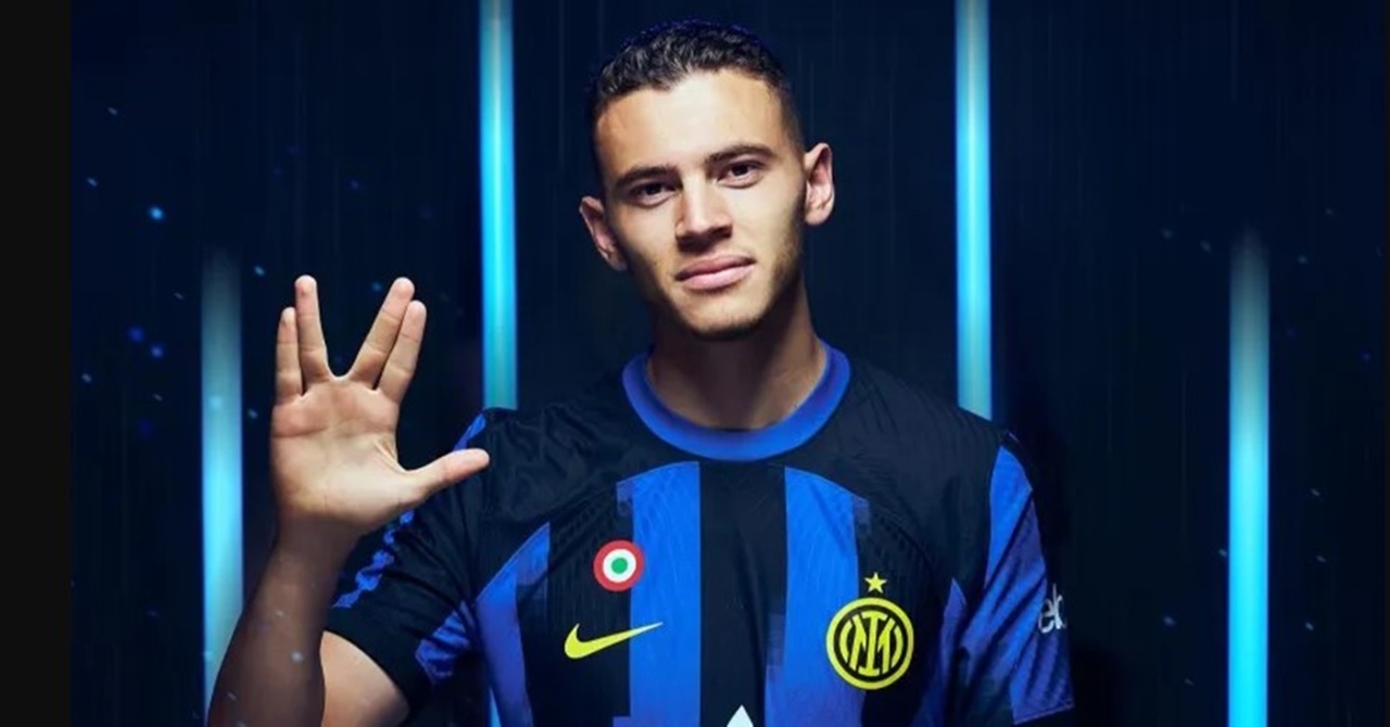 Star Trek estampa uniforme da Inter de Milão em jogo