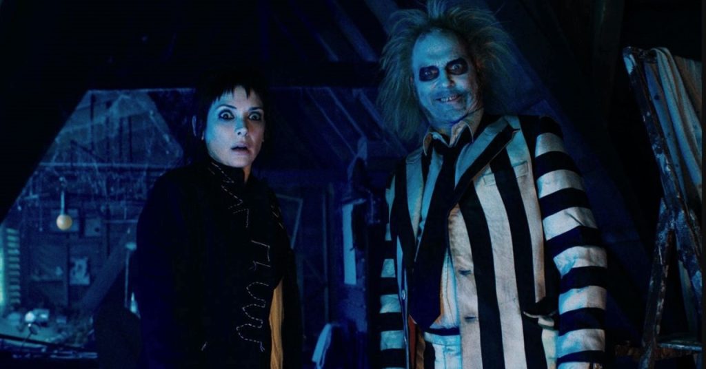 ‘Fiquei de queixo caído’, diz Jenna Ortega sobre Michael Keaton em Beetlejuice 2
