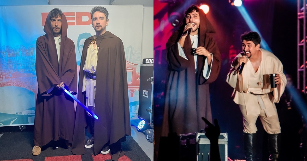 Dupla sertaneja arrasta uma multidão com show temático de Star Wars