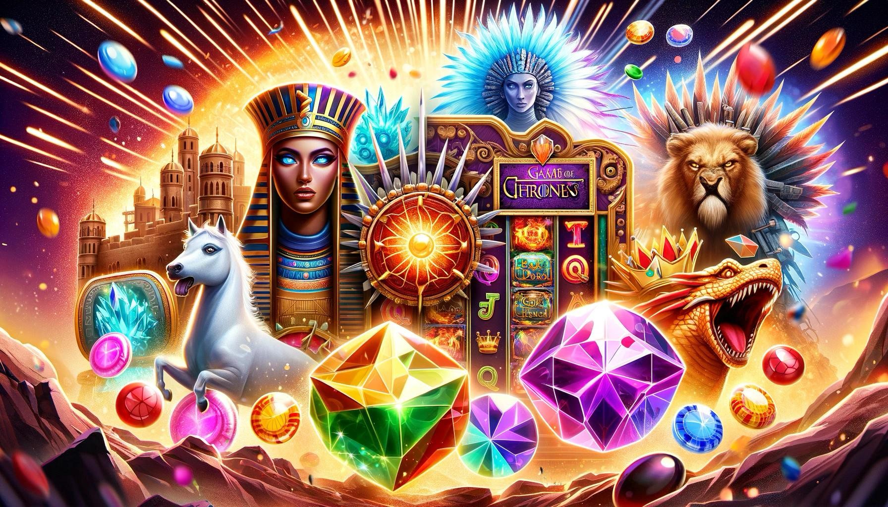 Os 4 slots temáticos mais populares nos sites de cassino online