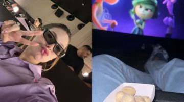 Virgínia Fonseca fecha sala de cinema para ver Divertida Mente 2 e é criticada