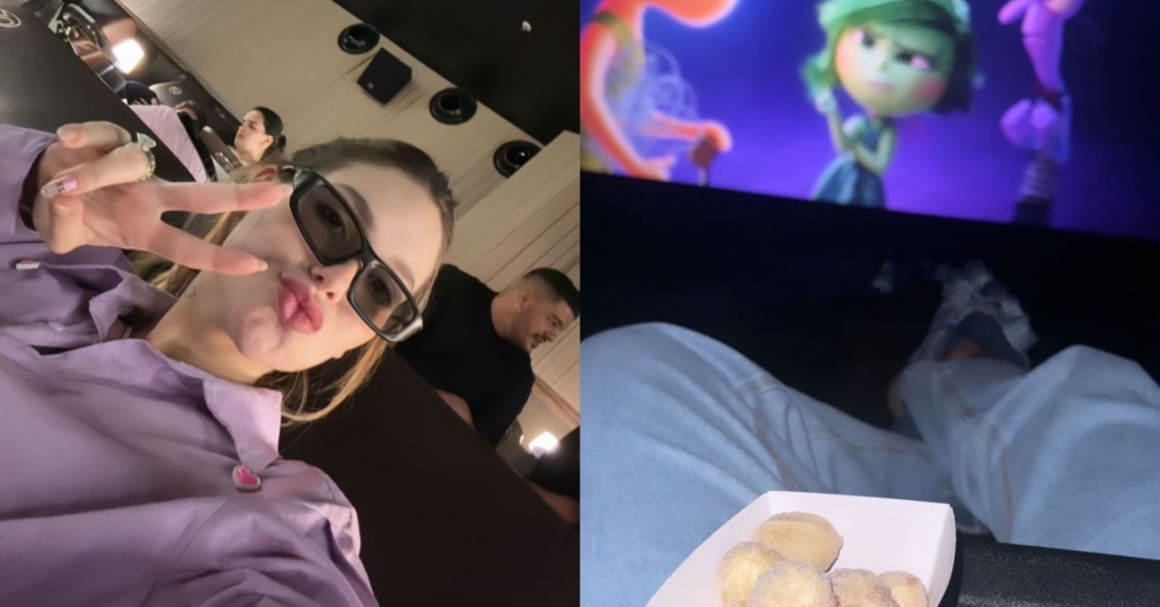 Virgínia Fonseca fecha sala de cinema para ver Divertida Mente 2 e é criticada