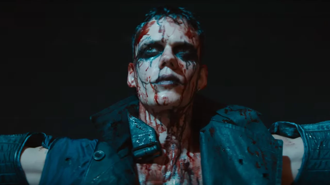 O Corvo: pôster revela novo visual de Bill Skarsgård como Eric