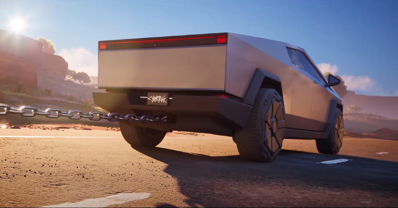 Cybertruck da Tesla chega ao Fortnite e Rocket League