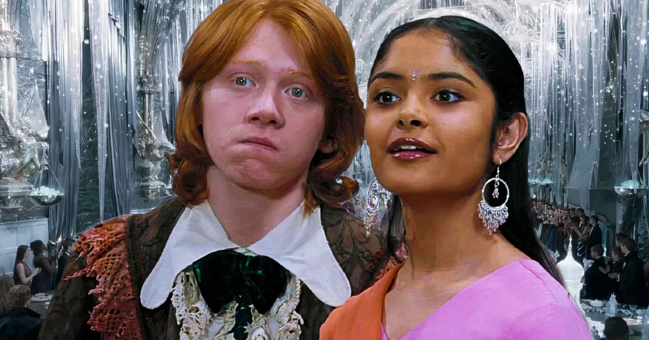 Harry Potter: Rony e Padma Patill se reúnem 19 anos após o Baile de Inverno