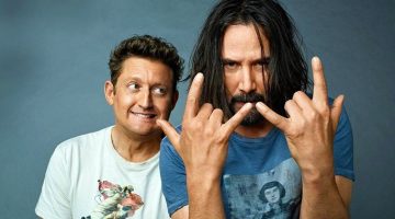 Eternos Bill e Ted! Keanu Reeves e Alex Winter estão juntos em novo projeto