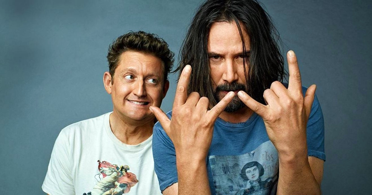 Eternos Bill e Ted! Keanu Reeves e Alex Winter estão juntos em novo projeto