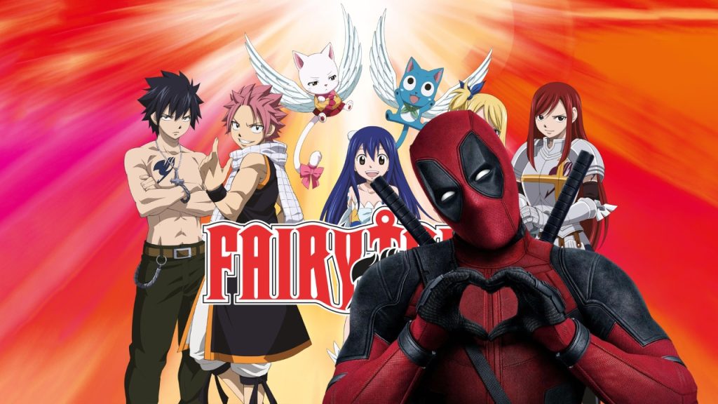 É oficial: Deadpool é um grande fã de Fairy Tail