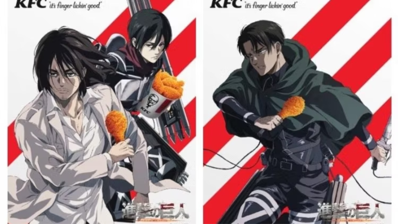Attack on Titan e KFC fazem merchan inédito