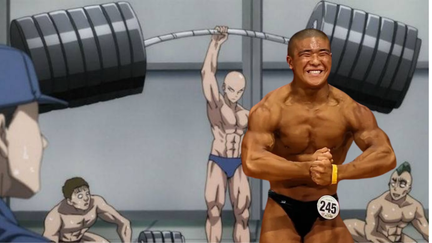 Filho de artista de One-Punch Man brilha no fisiculturismo