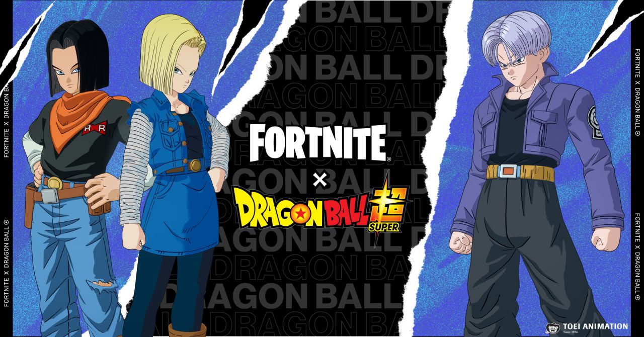 Fortnite recebe novas skins de Trunks, Androide 17 e Androide 18
