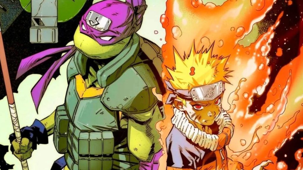 Crossover TMNT x Naruto ganha nova arte e data de estréia