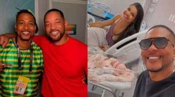 Encontro com Will Smith faz filha de ‘sósia’ baiano nascer antes do previsto