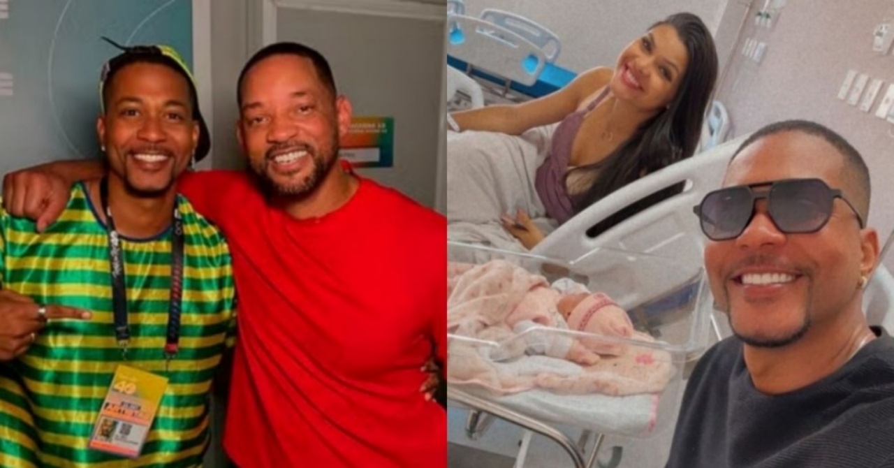 Encontro com Will Smith faz filha de ‘sósia’ baiano nascer antes do previsto