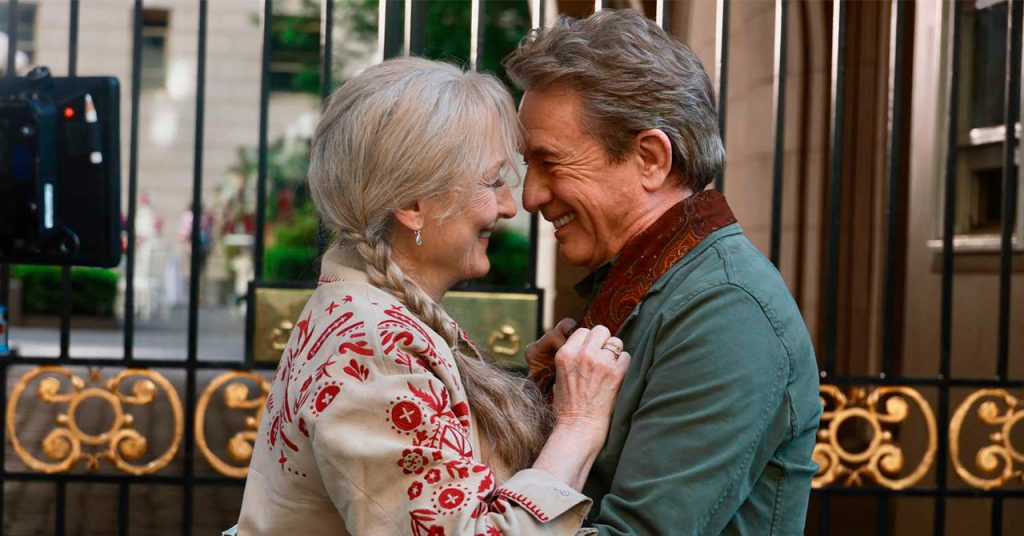 Meryl Streep agradece emocionada por cena romântica com Martin Short