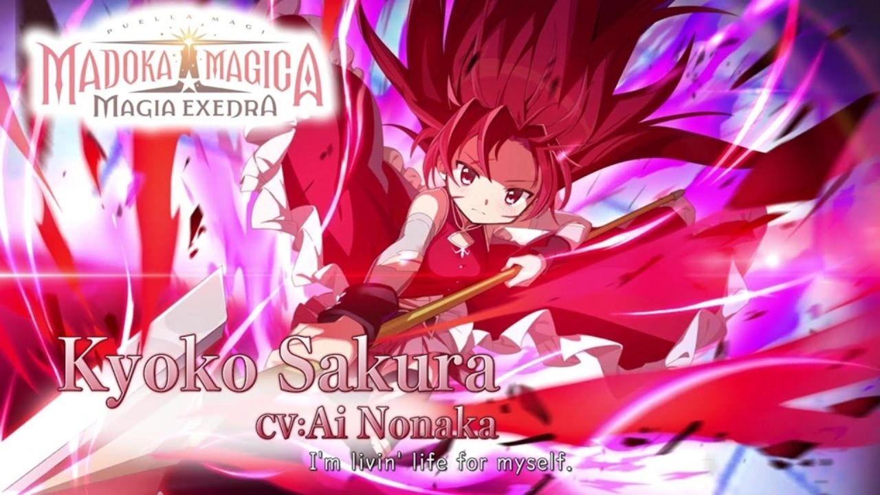 Kyōko Sakura retorna em novo jogo de Madoka Magica: Magia Exedra