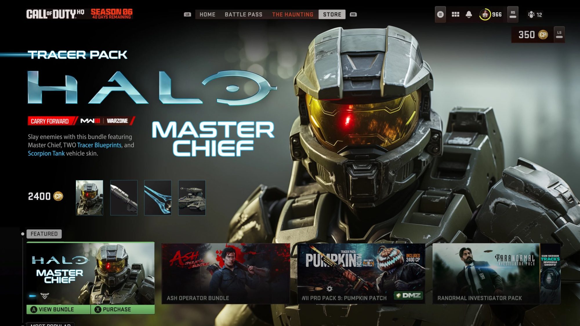 Colaboração entre Halo e Call of Duty pode trazer Master Chief em Black Ops 6