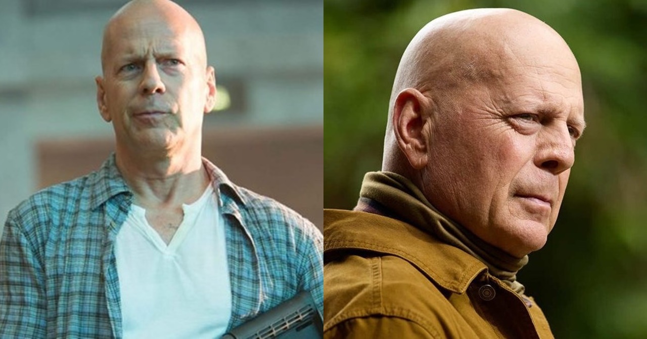 Após diagnóstico de demência, Bruce Willis faz raríssima aparição com filha pequena