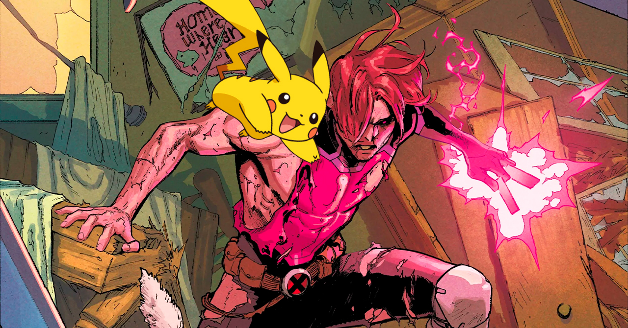 Gambit troca suas cartas de baralho por cartas de Pokémon