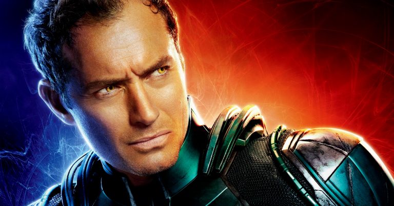 Jude Law Capitã Marvel Yong-Rogg