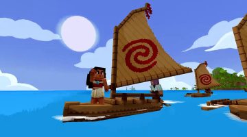 Minecraft lança DLC baseado em Moana 2 antes da estreia nos cinemas
