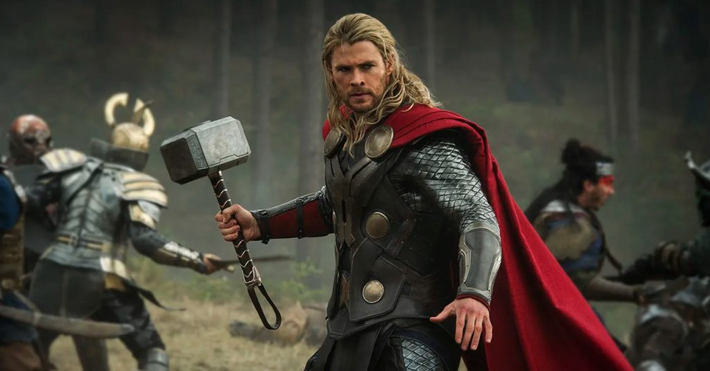 Thor, vivido por Chris Hemsworth no MCU