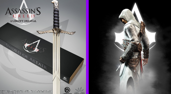 Ubisoft anuncia réplica da espada de Altaïr de Assassin’s Creed