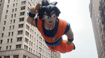 Dragon Ball brilha com Goku em Desfile de Ação de Graças