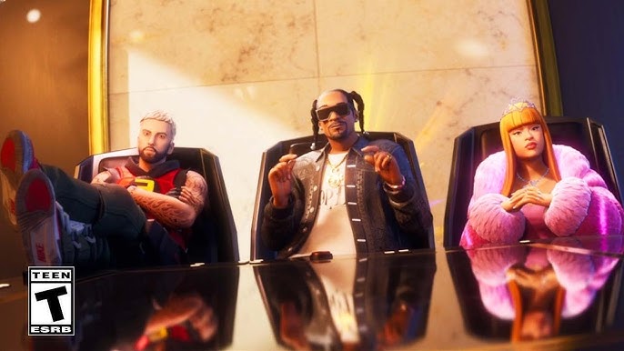 Fortnite traz skins de Snoop Dogg, Eminem, Juice Wrld e Ice Spice