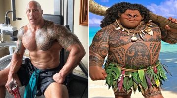 Vaza imagem de The Rock como Maui no live-action de Moana