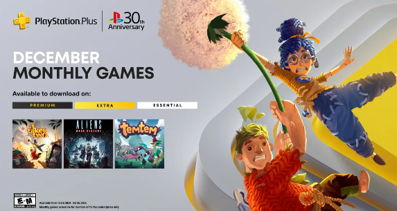 Sony revela jogos gratuitos do PS Plus para dezembro de 2024