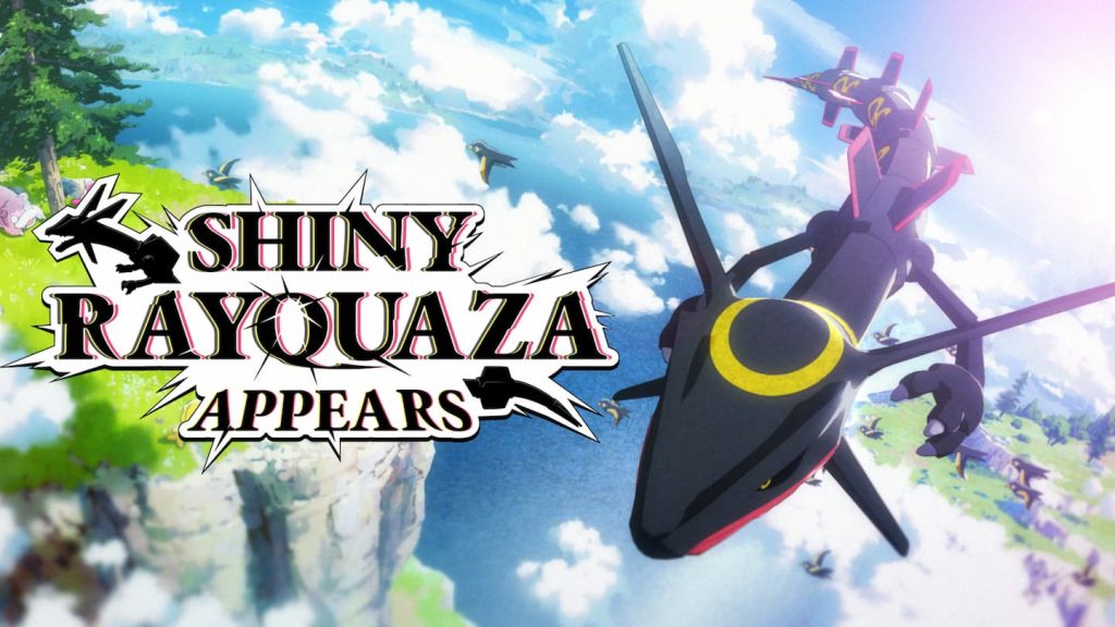 Evento de Pokémon Scarlet & Violet trará Rayquaza Shiny