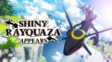 Evento de Pokémon Scarlet & Violet trará Rayquaza Shiny