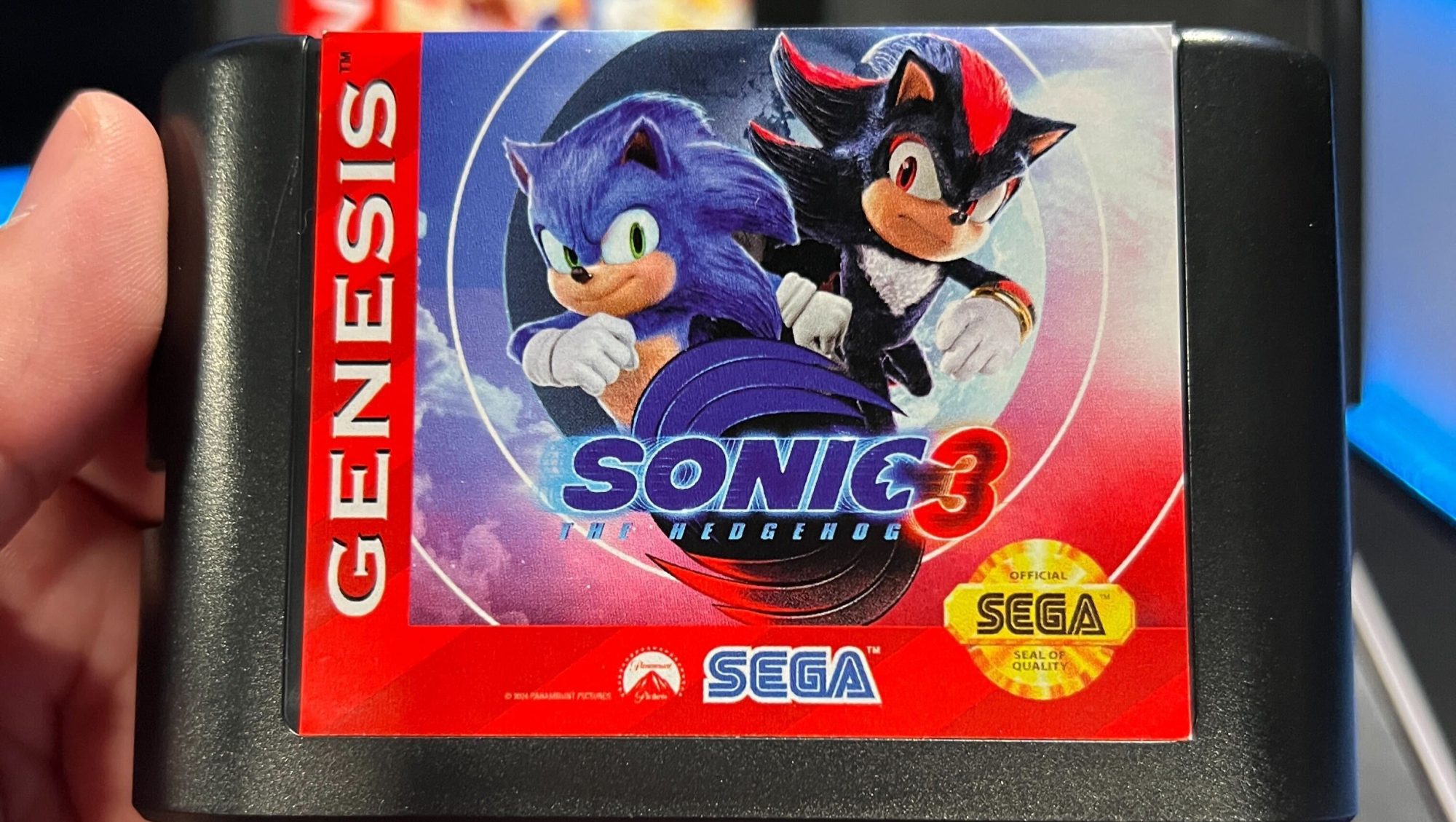 Sonic 3: Paramount cria cartucho de Sega Genesis para anunciar novo trailer