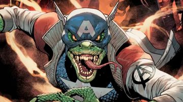 Capitão América se transforma em um monstro serpente nos quadrinhos, confira