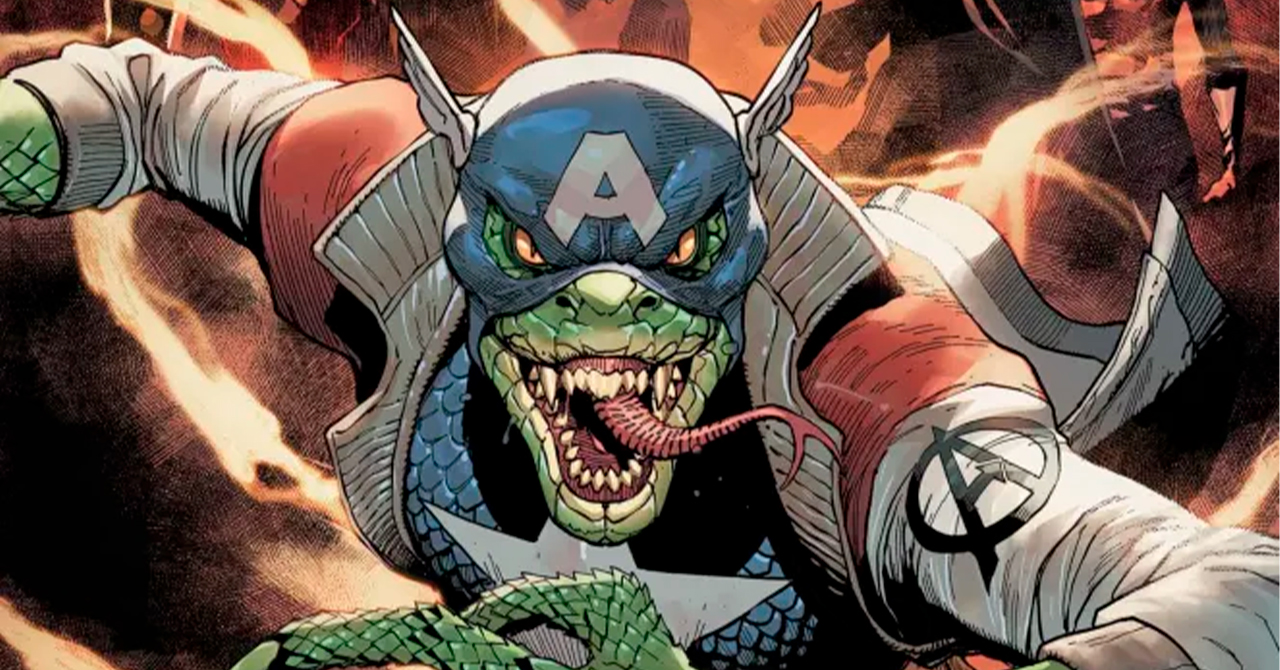 Capitão América se transforma em um monstro serpente nos quadrinhos, confira