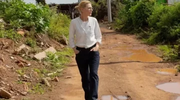 Cate Blanchett visita cidades atingidas pelas enchentes no Rio Grande do Sul
