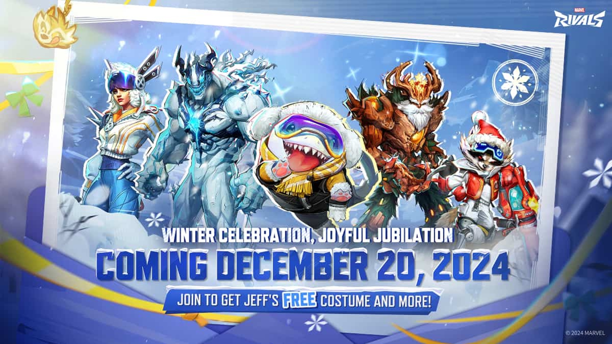 Marvel Rivals: Novo evento de Natal chega em 20 de Dezembro