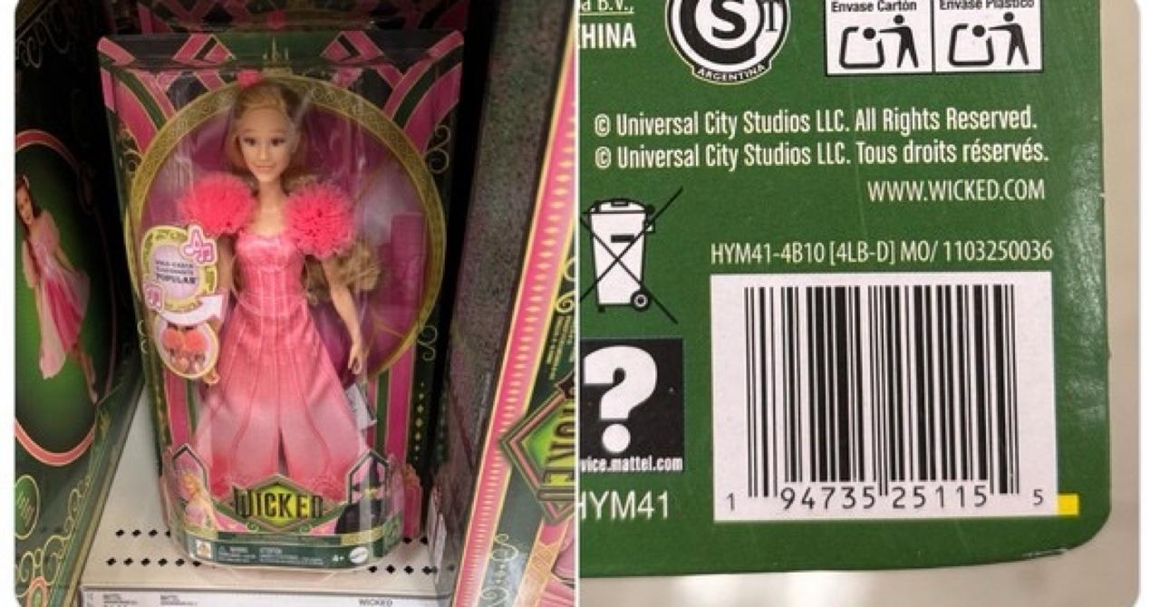 Mattel enfrenta ação judicial de R$ 30 milhões após link pornográfico em embalagem de bonecas Wicked