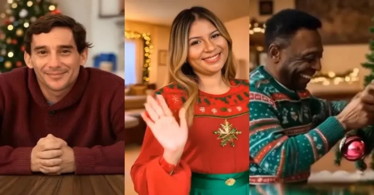 Vídeo feito com IA reúne ícones como Senna, Pelé e Marília Mendonça e divide opiniões