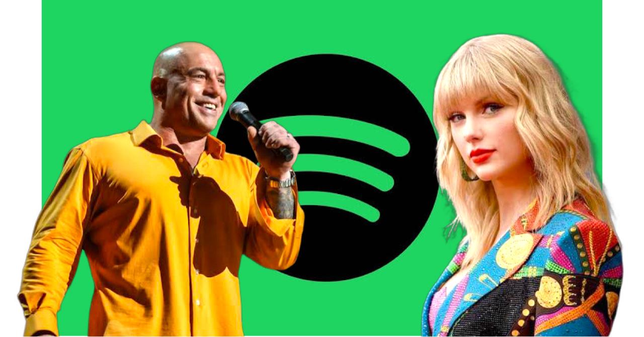 Taylor Swift e Joe Rogan dominam as listas do Spotify Wrapped 2024