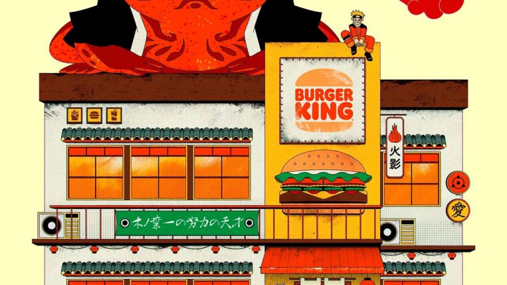 Burger King lança loja temática de Naruto no Brasil