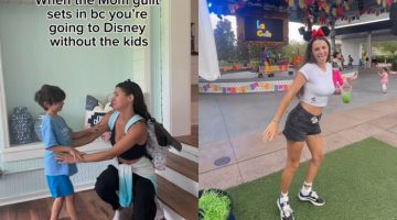 Mãe é criticada por viajar sozinha à Disney sem os filhos