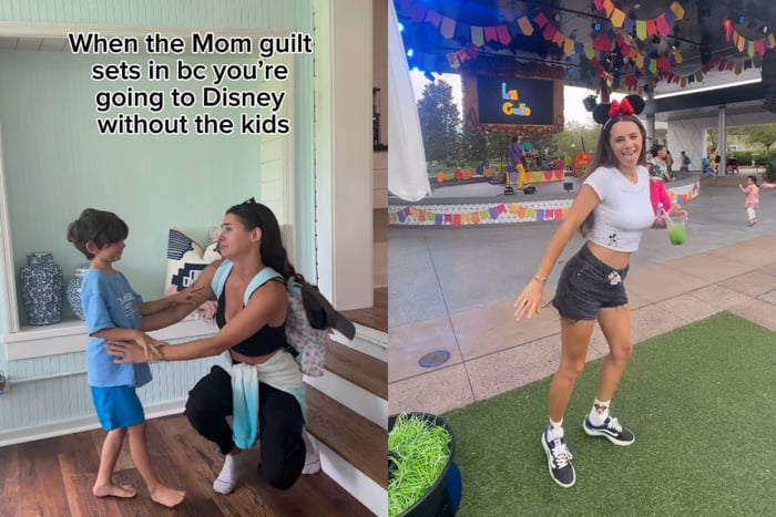 Mãe é criticada por viajar sozinha à Disney sem os filhos