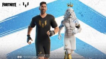 Fortnite acaba de lançar Skins inéditas de Lionel Messi