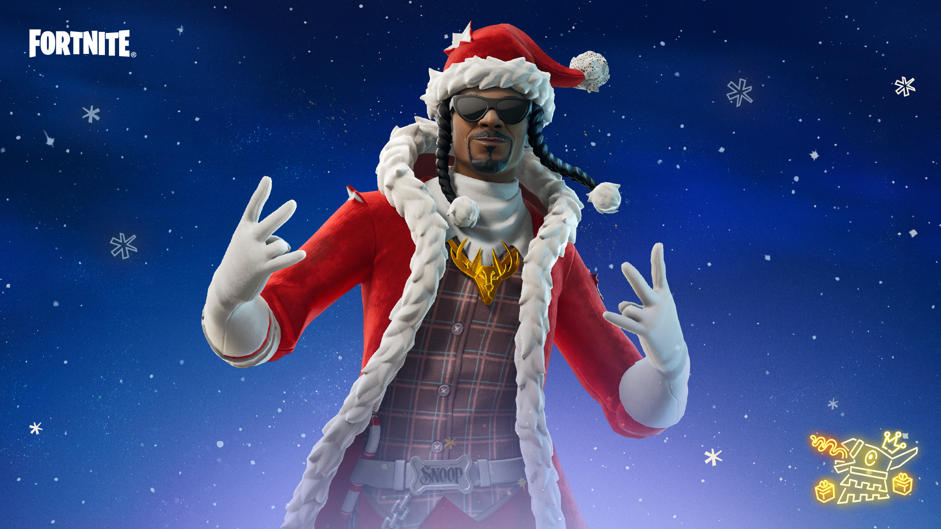 Fortnite oferece skin grátis de Snoop Dogg Noel